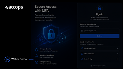 Multi-Factor Authentication Login