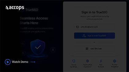 TrueSSO Login Demo